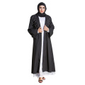 Vestido musulmán dubai Abaya mujeres musulmanas de lujo largo vestido islámico Arab Girls perla negro vestido abaya